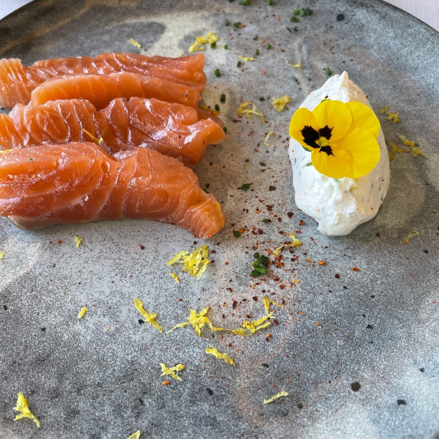 Un plat au Refuge des Glaciers