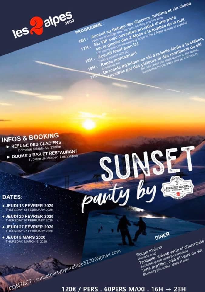 Le poster de Sunset 2020