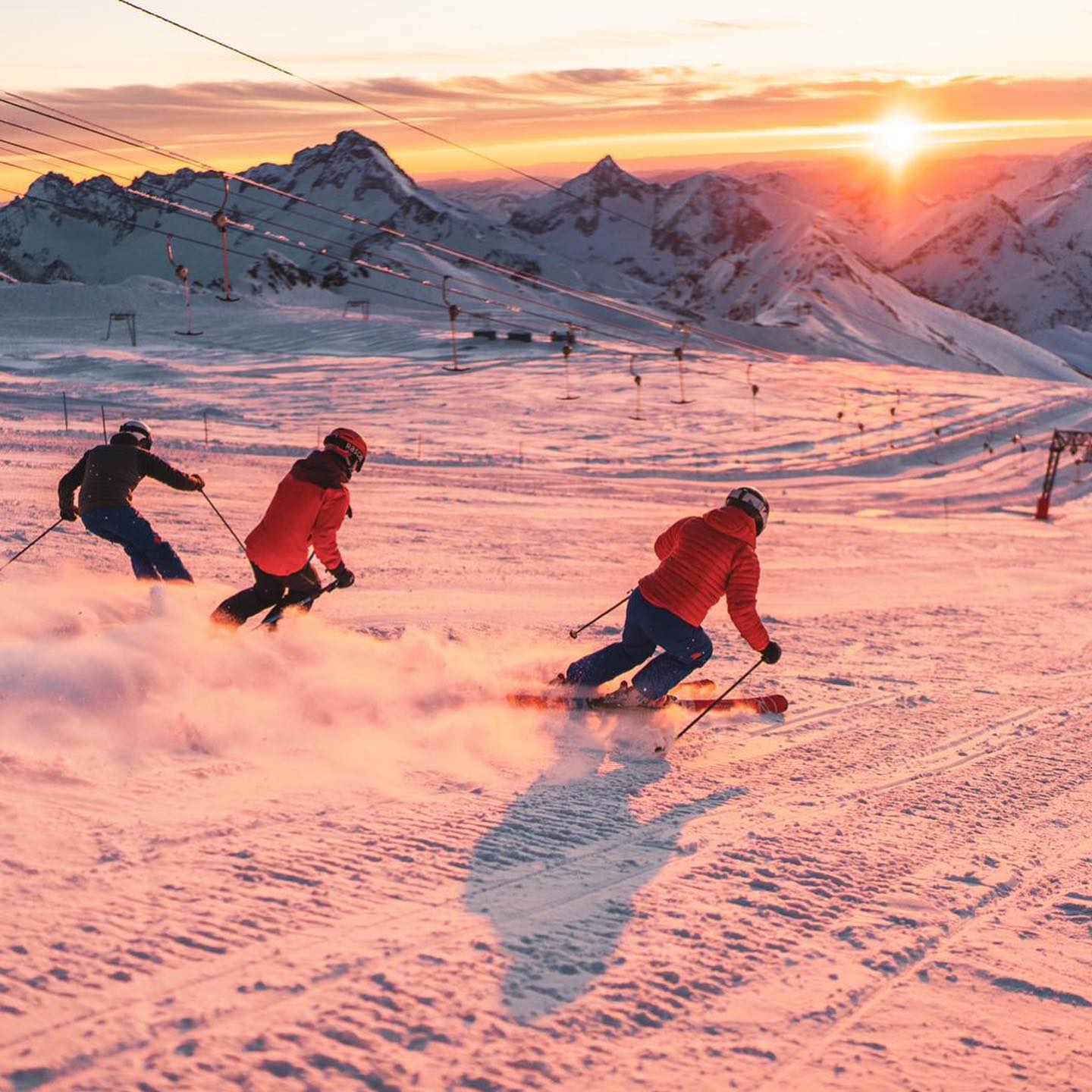 La piste de ski privée de Sunset